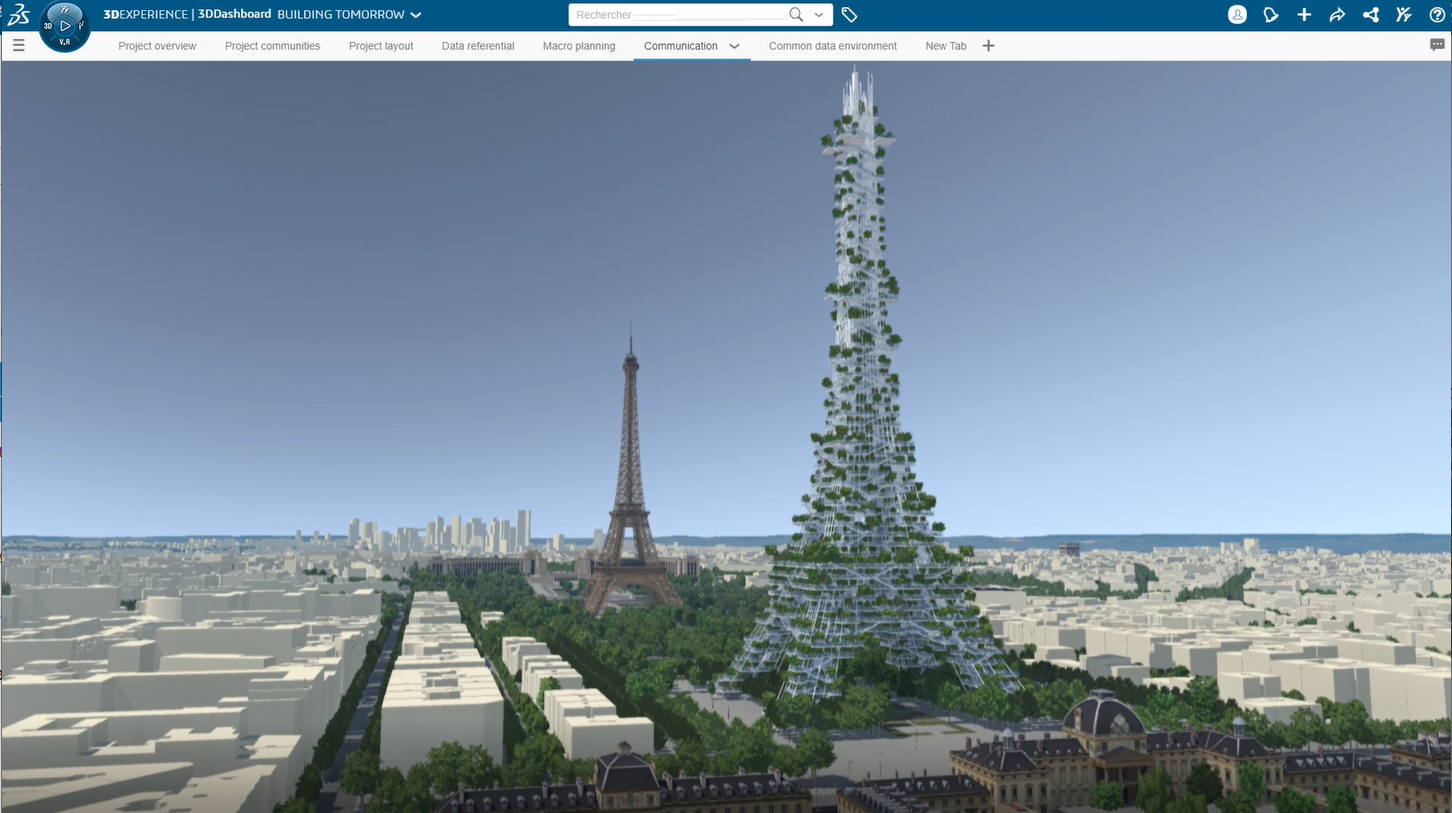Dassault Systèmes Reimagines the Eiffel Tower in Disruptive